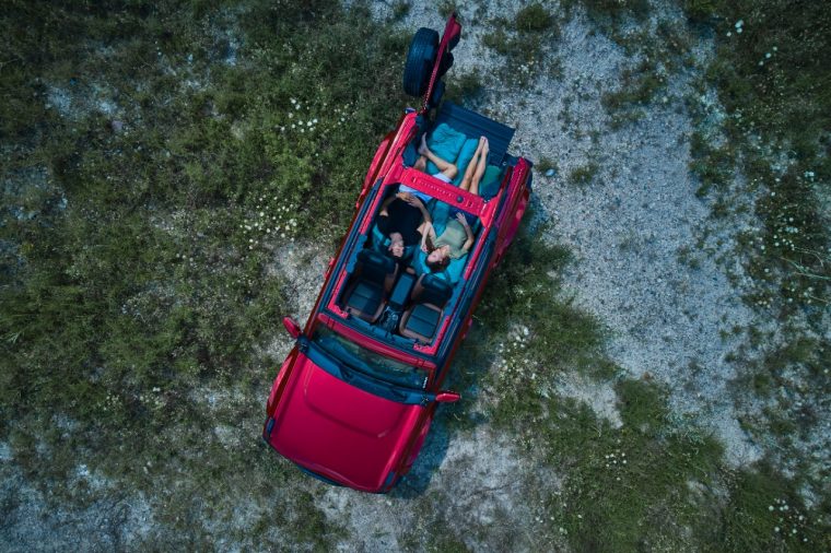 2021 Ford Bronco four-door camping