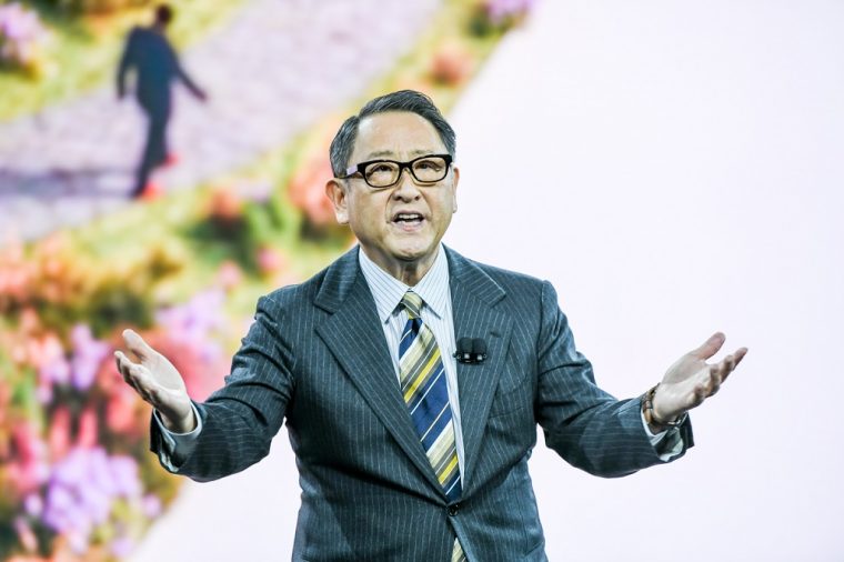 Akio Toyoda at 2020 CES