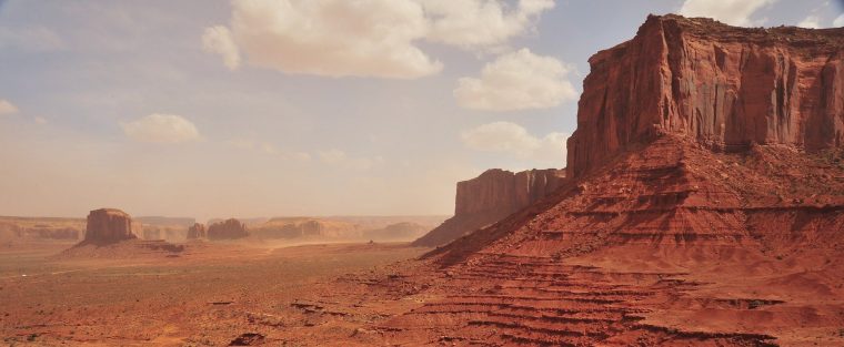 A desert landscape, much like the one depicted in Mad Max: Fury Road