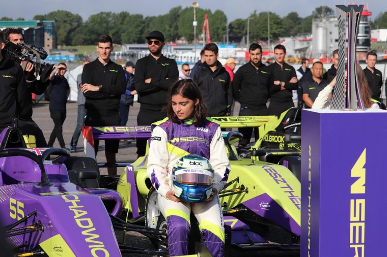 Jamie Chadwick at 2019 Brands Hatch W Series finale