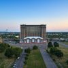 Michigan Central Station ariel view