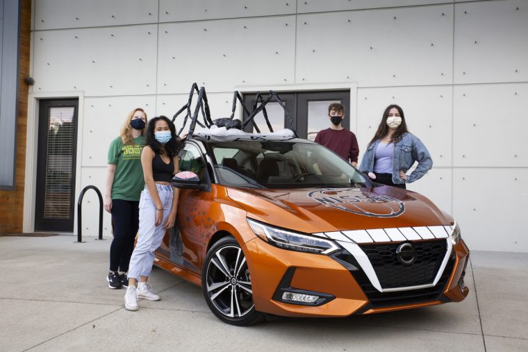 Nissan Sentra Decorated by High School Students