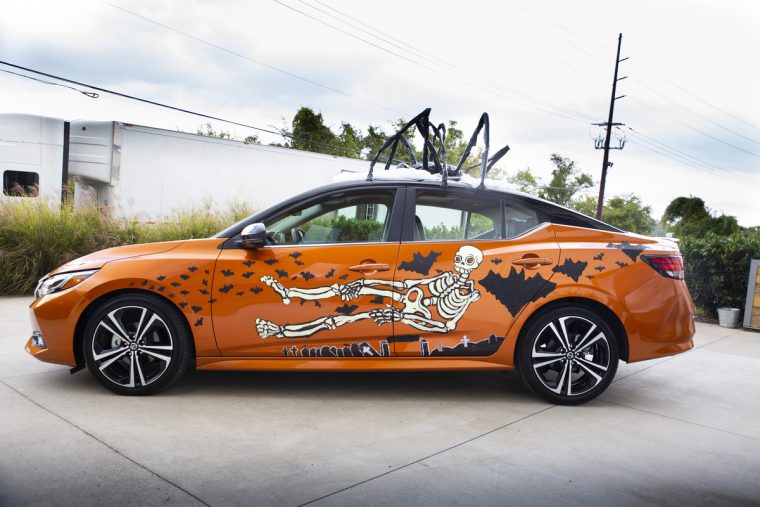 Nissan Sentra Decorated by High School Students