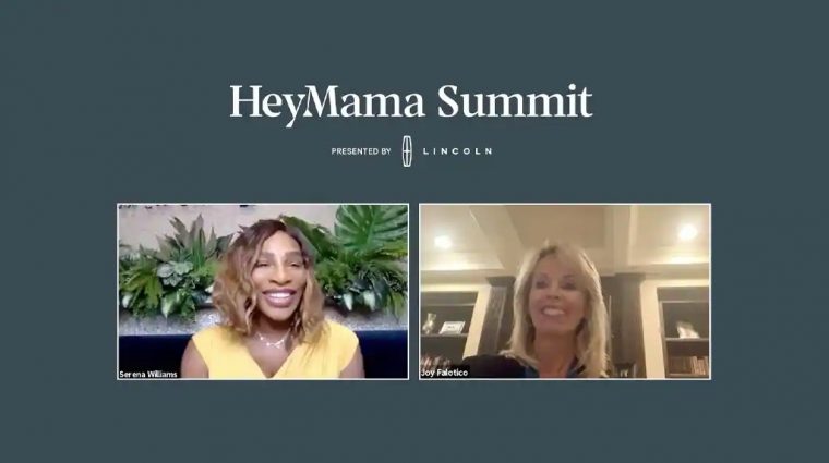 Serena Williams Joy Falotico HeyMama Summit