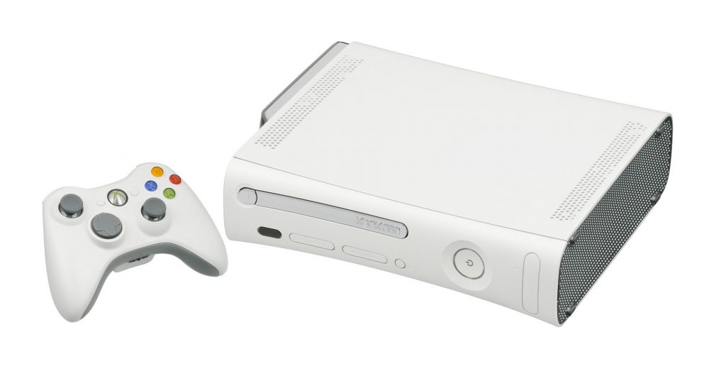 An Xbox 360 console and controller