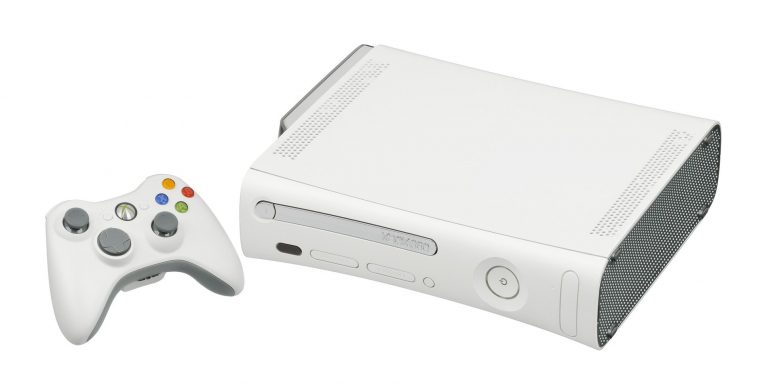 An Xbox 360 console and controller, which may have been hurled in frustration when driving the Mako