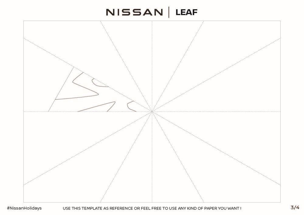 Nissan LEAF Snowflake Template