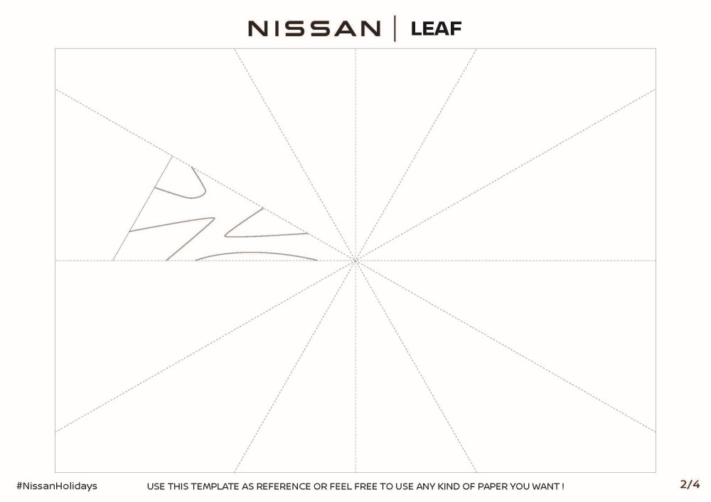 Nissan LEAF Snowflake Template