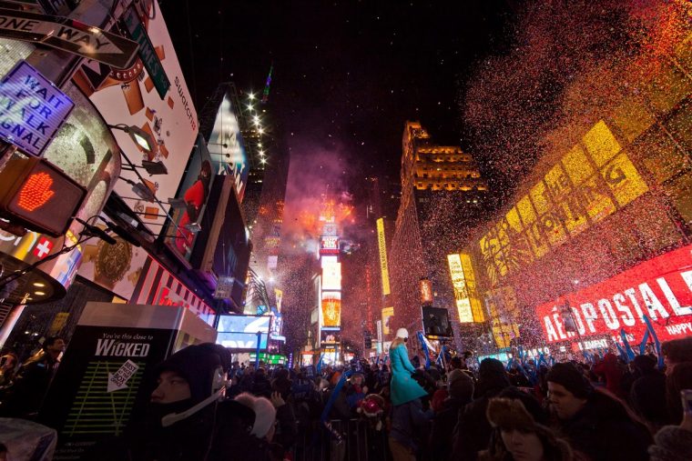 Times Square New York City New Years Eve Celebration