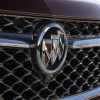 Close-up of 2021 Buick Envision Avenir grille and logo