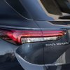 Close-up of 2021 Buick Envision taillight and nameplate