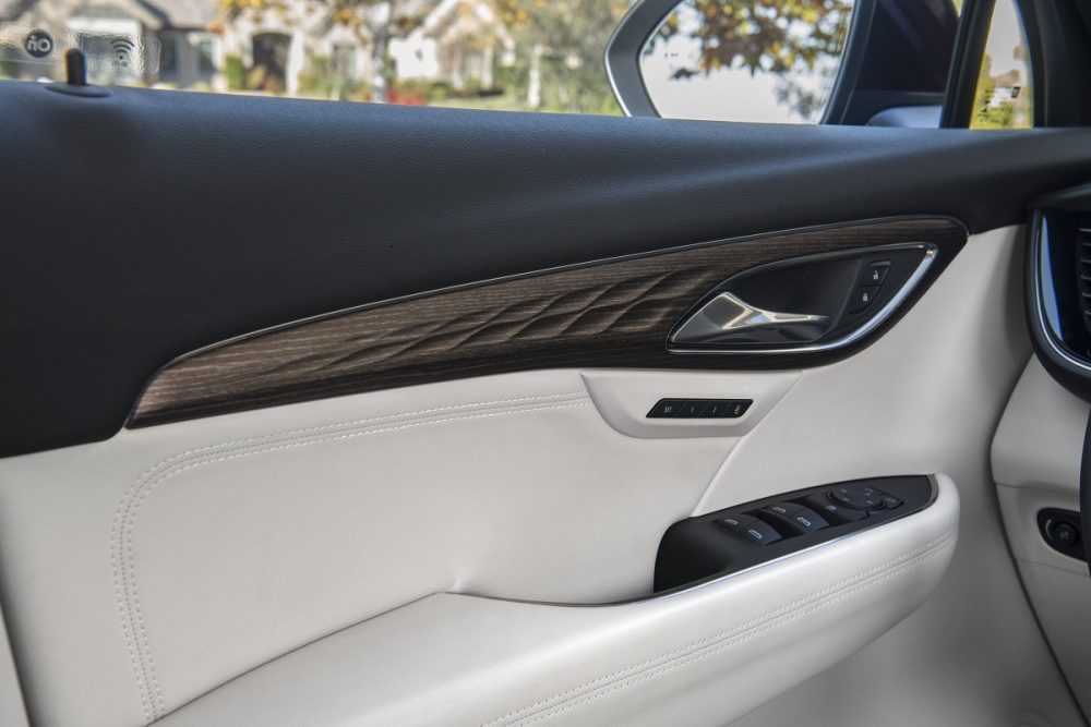 Close-up of 2021 Buick Envision door interior