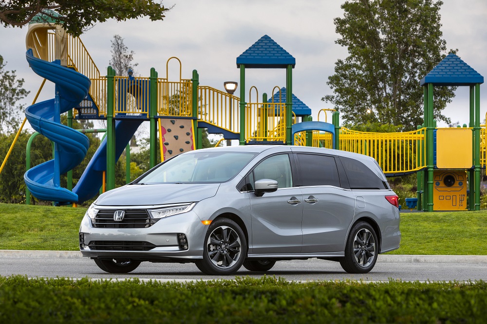 2022 Honda Odyssey parked at the kid park