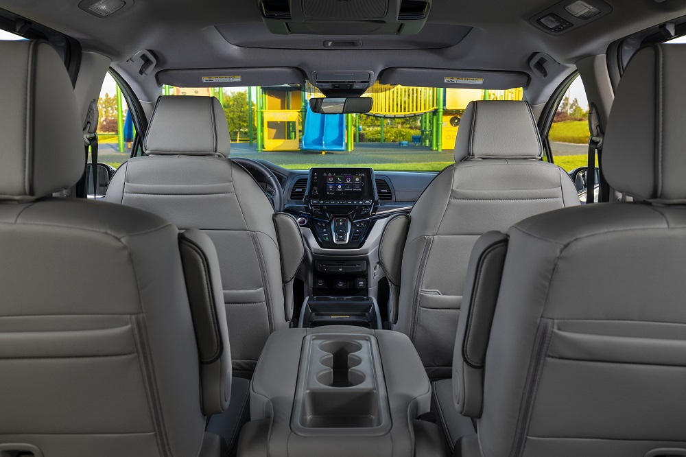 2022 Honda Odyssey view from third row