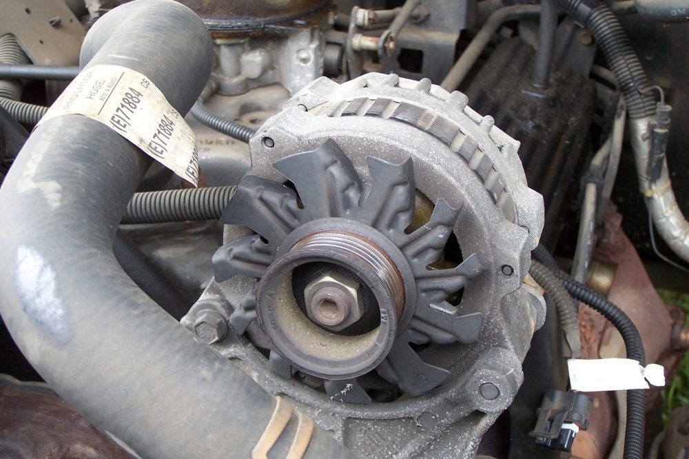 An alternator from a 1993 Chevy Silverado 1500