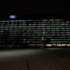 Ford lit up its World Headquarters in Dearborn on Tuesday, Jan. 19 to honor the more than 400,000 lives lost to COVID-19