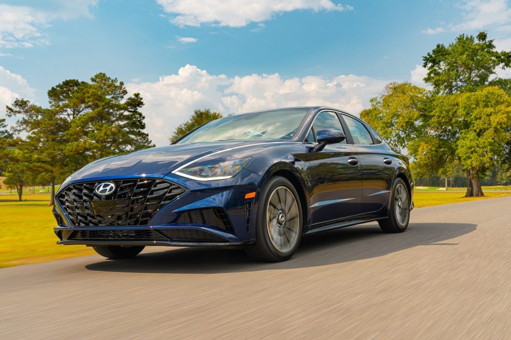 Hyundai Sonata front side view