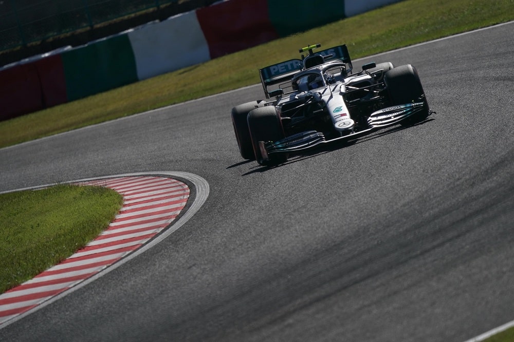 Mercedes during F1 2019 Japanese Grand Prix qualifying