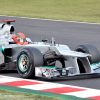 Michael Schumacher in 2012 Mercedes F1 car