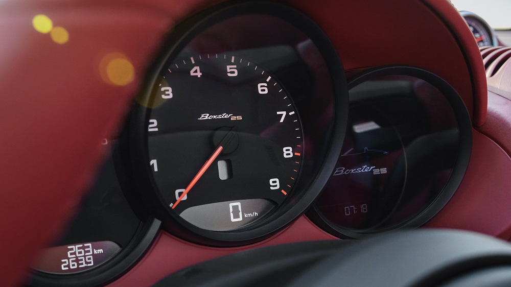 Porsche Boxster 25 Years (gauges)