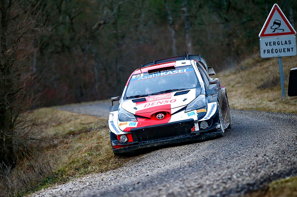 Yaris WRC on gravel at Rallye Monte-Carlo