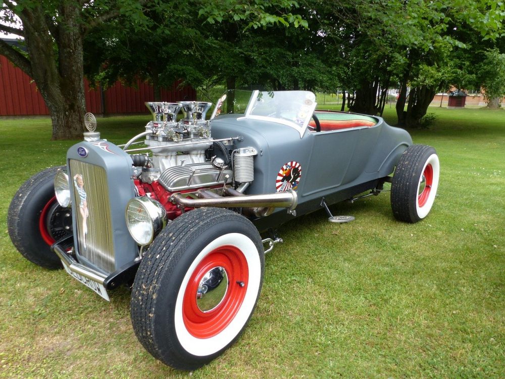 A vintage hot rod