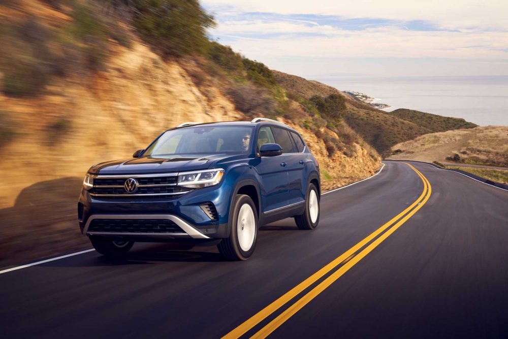 2021 VW Atlas on highway