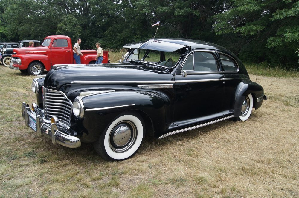 A Black 1941 Buick Special.  Also a street-car rather than a streetcar