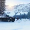 2021 Ford Expedition XL STX in the snow near a mountain