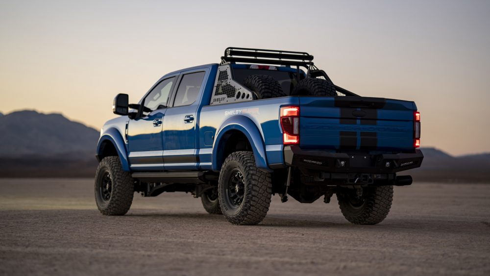 2021 Ford Shelby F-250 Super Baja bed angle