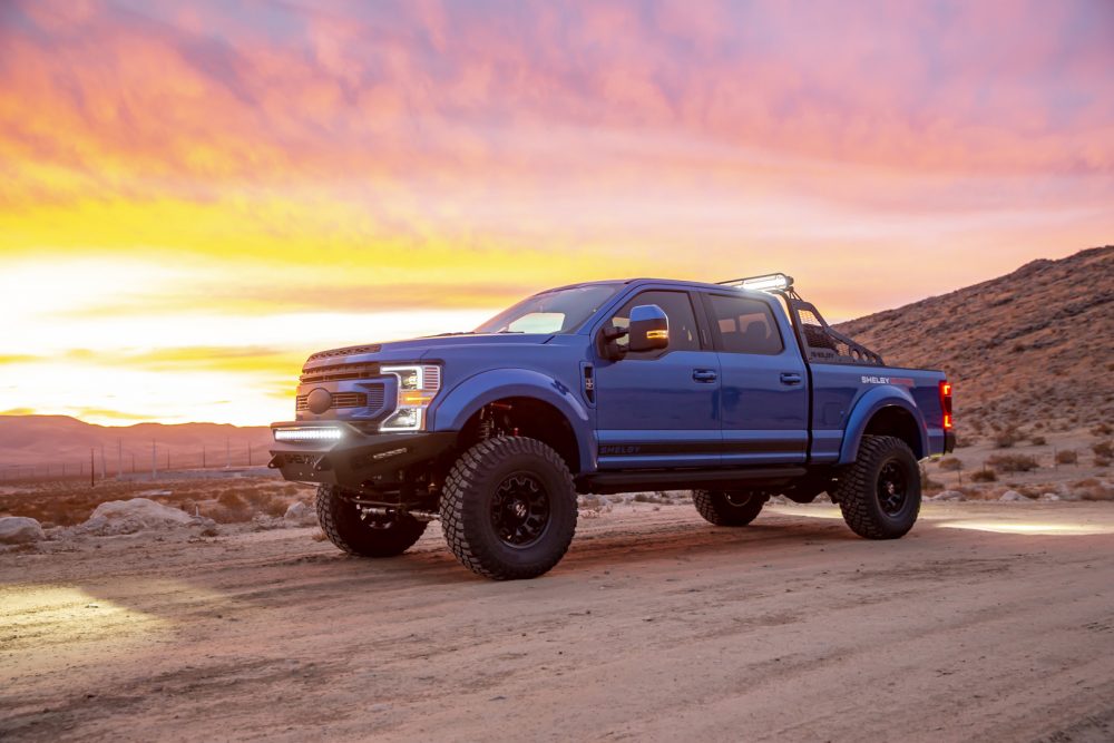 2021 Ford Shelby F-250 Super Baja by sunset