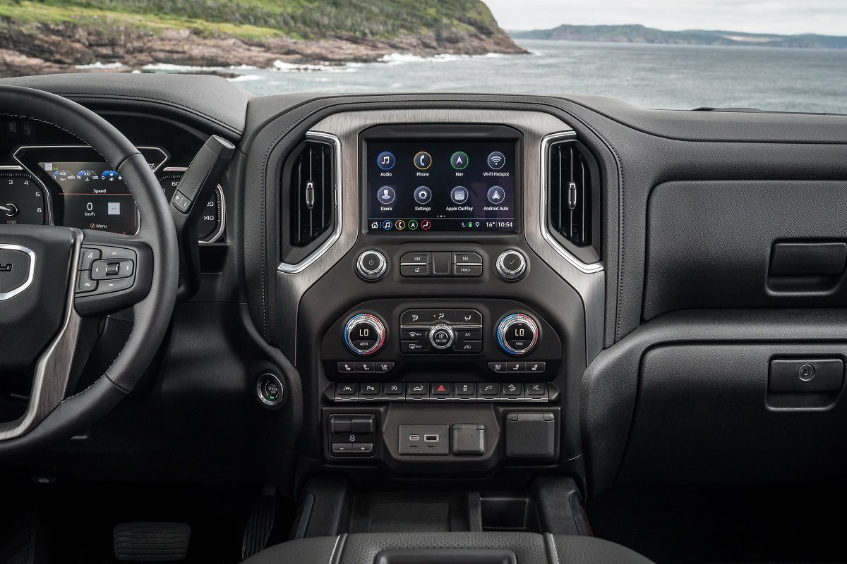 Touch screen of 2021 GMC Sierra 1500 Denali