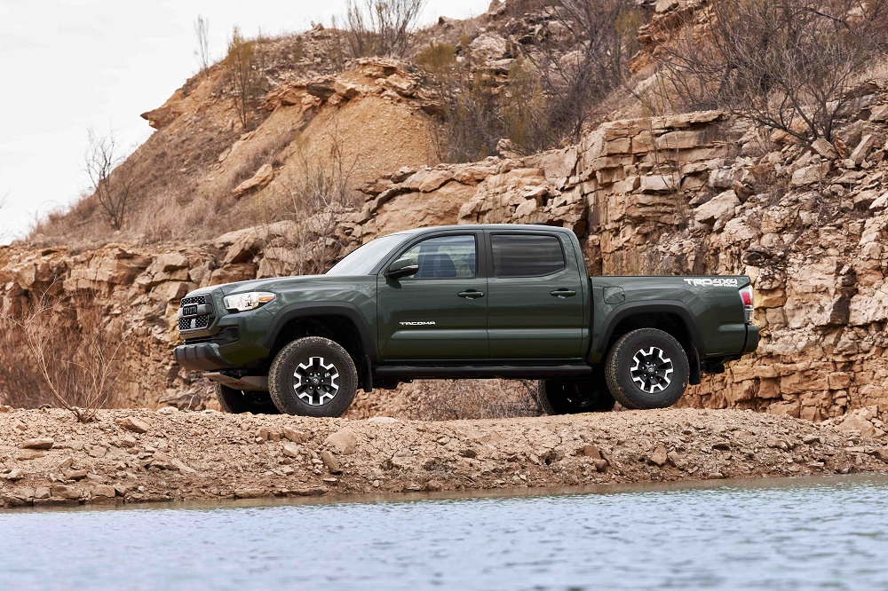 2021 Toyota Tacoma TRD with Lift Kit, by water