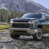 The 2021 Chevy Silverado HD amid the beauty of nature