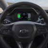 Close-up of 2022 Chevrolet Bolt EV steering wheel