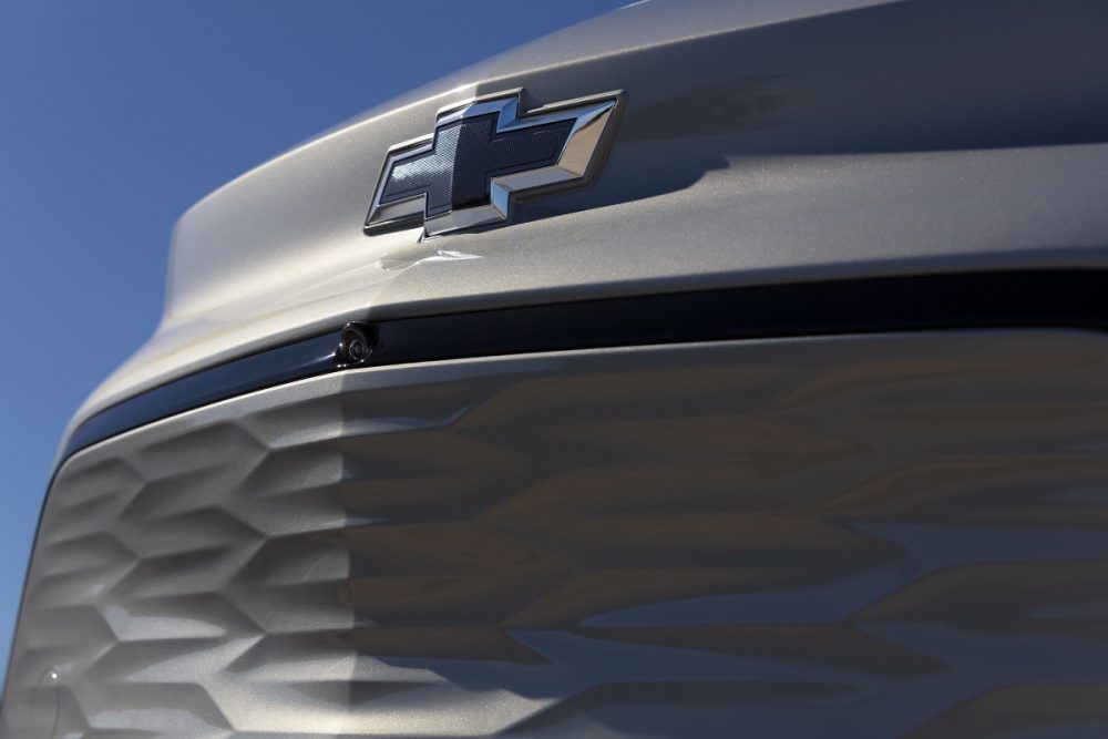 Close-up of 2022 Chevrolet Bolt EUV grille