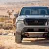 front view of a grey 2022 Nissan Frontier