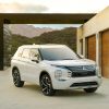 The 2022 Mitsubishi Outlander in a driveway