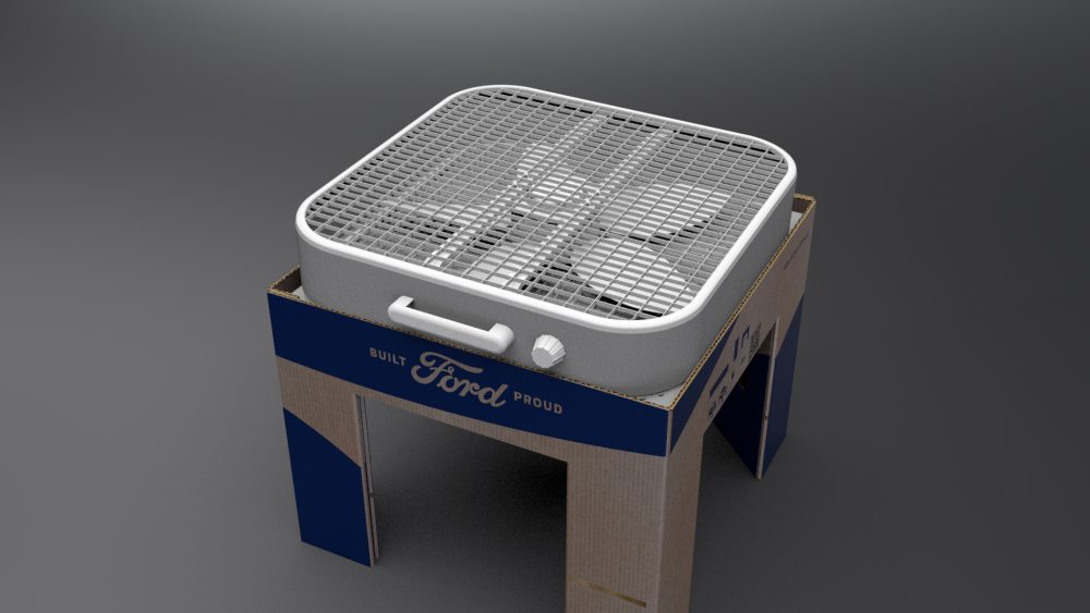 Ford air filtration box fan kit