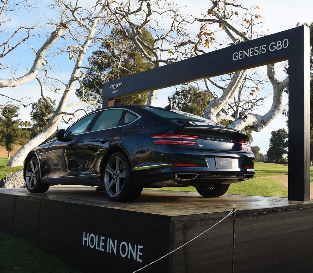 2021 Genesis G80 at Genesis Invitational golf tournament