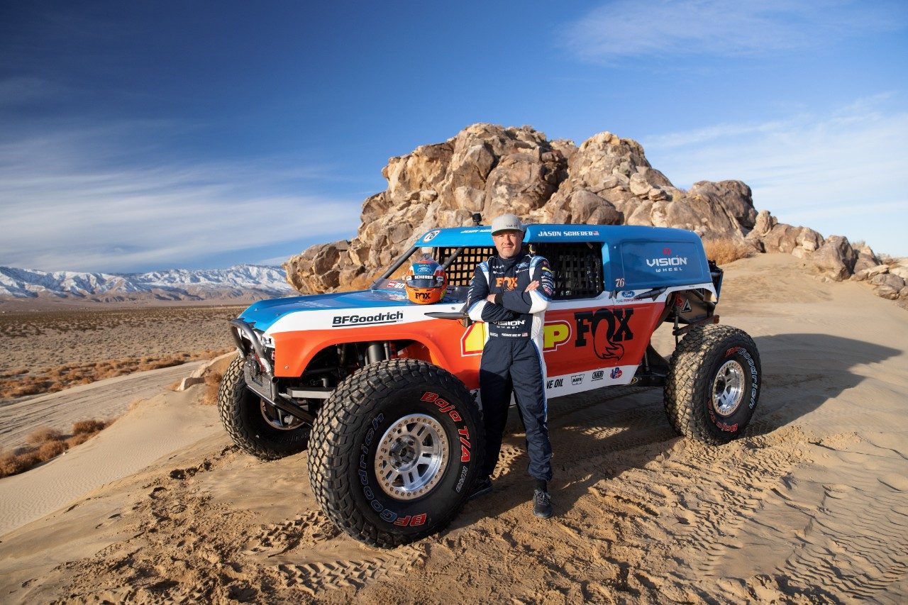 Jason Scherer with King of Hammers Ford Bronco ULTRA4 4400