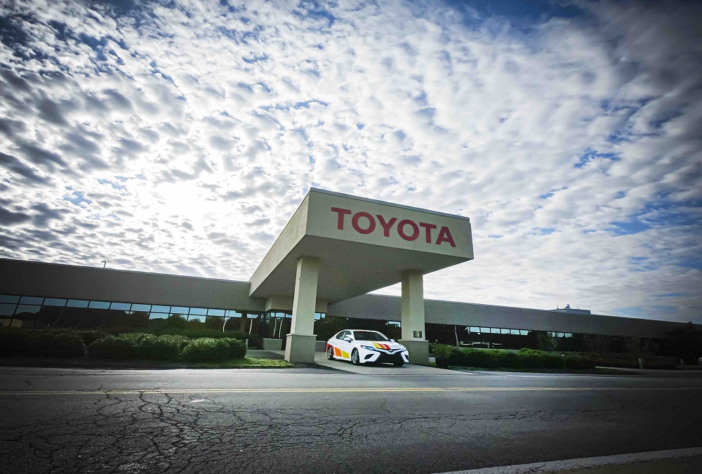 Front entrance at Toyota Motor Manufacturing West Virginia