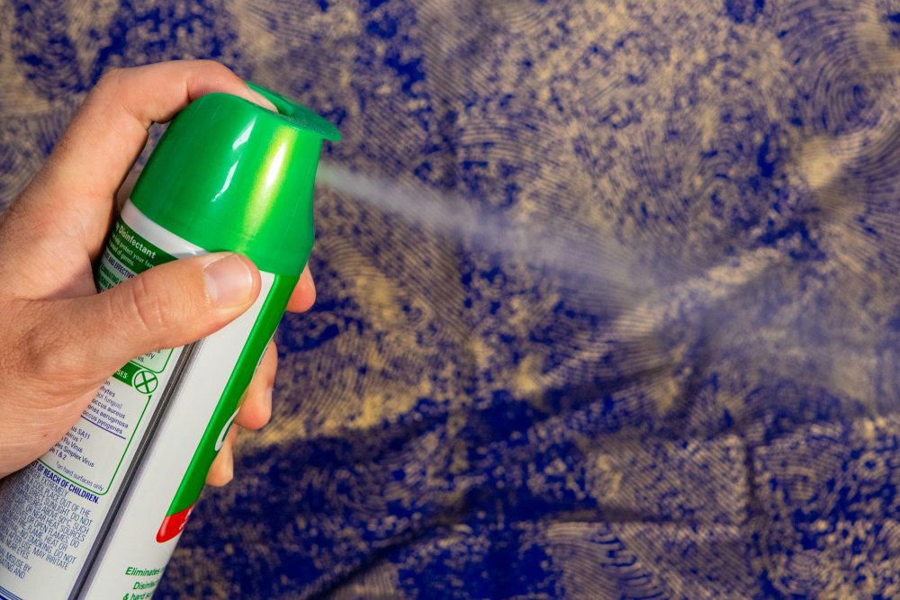 disinfectant spray clean