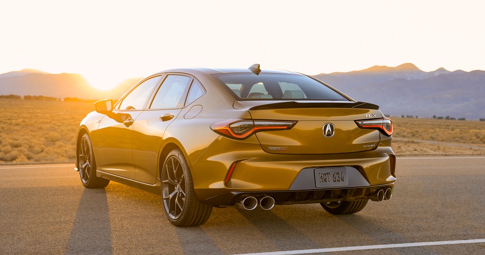 2021 Acura TLX Type S (rear)