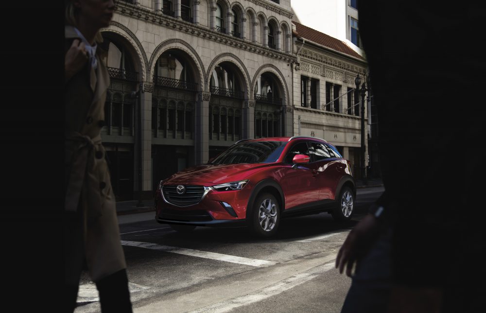 2021 Mazda CX-3 on a city street