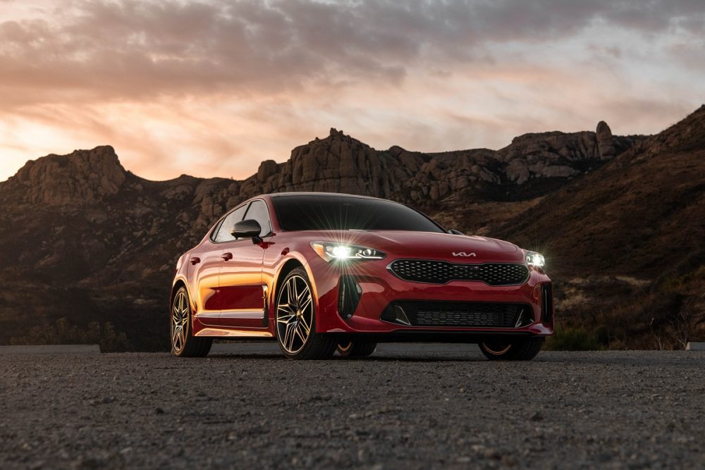 2022 Kia Stinger GT at dusk