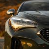 2022 Kia Stinger sneak peek of headlight and grille