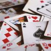 Closeup of playing cards