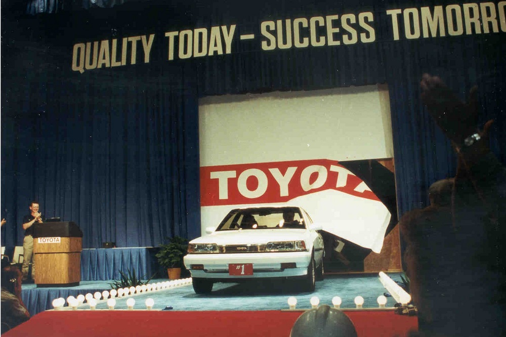 Toyota Camry that was the first vehicle produced at TMMK