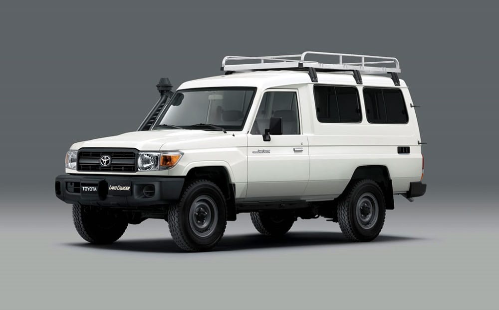 Toyota Land Cruiser 78 with COVID Vaccine Fridge